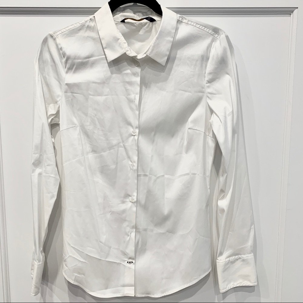 ZARA Crisp White Dress Shirt